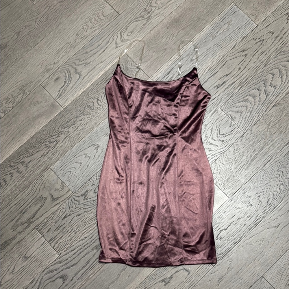 Sleek Satin Slip Dress